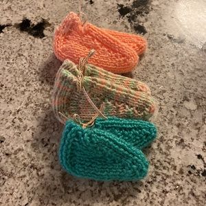 Baby handmade booties